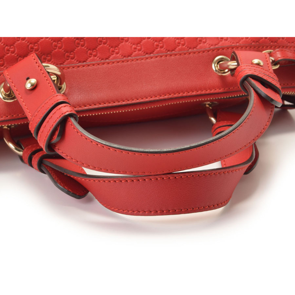 Gucci ssima Calfskin Red Handbag - Picture 3 of 11